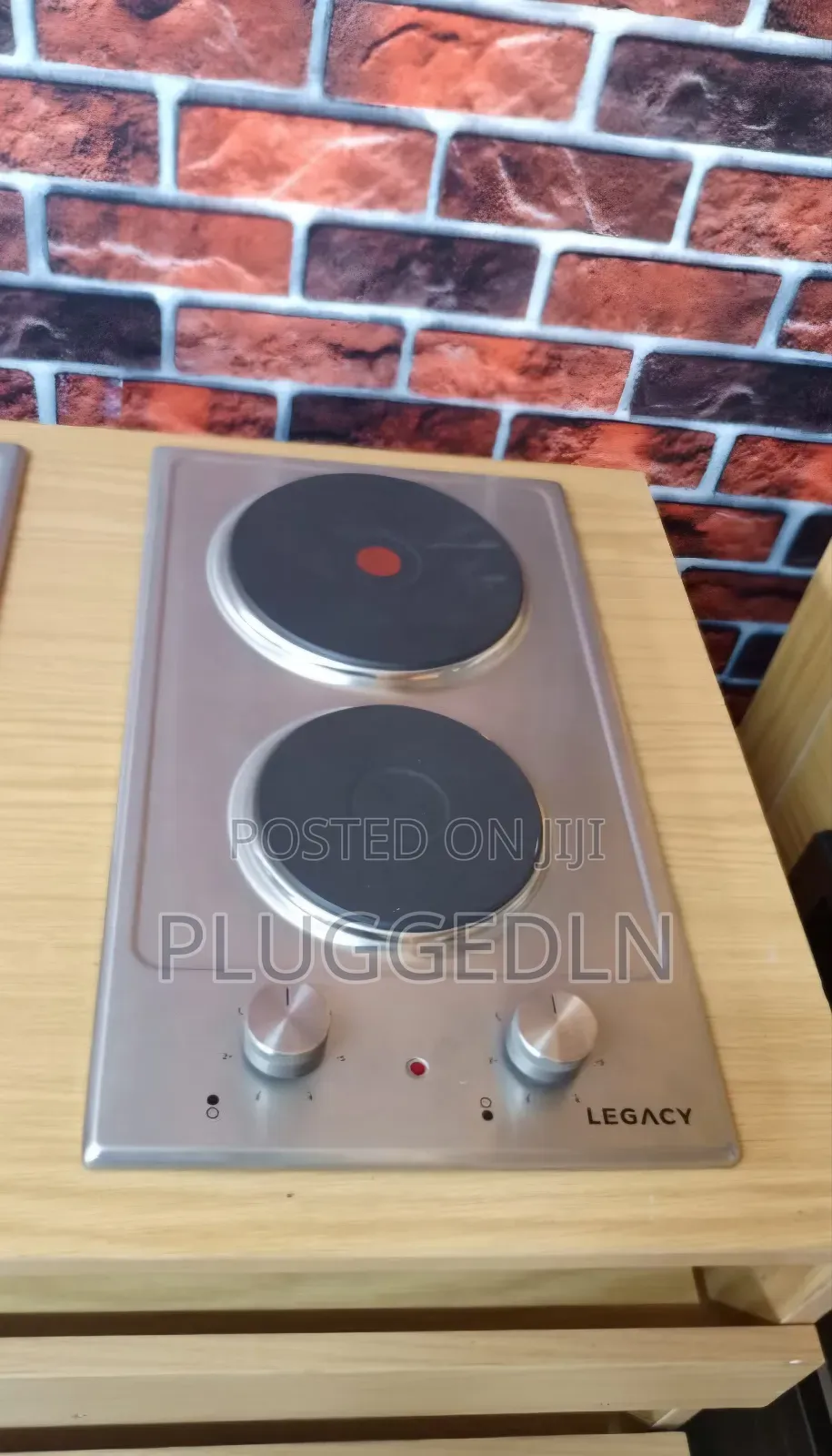 Legacy Electric 2-Burner Inbuilt Hob Cooker.