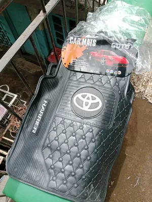 Toyota Harrier White Logo All Weather Floor Mats