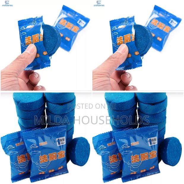 *Bubble Blue Tablets Toilet Cleaner