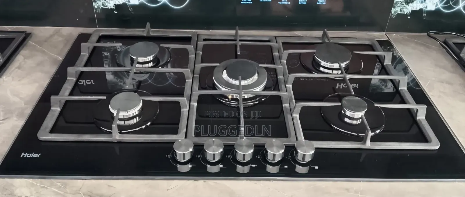 Haier 5-Burner Built-in Cooker Hob-S775b