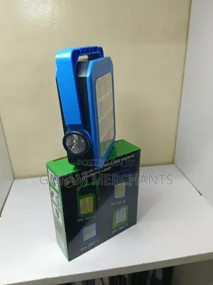 Portable Solar Work Light With 4 Lighting Modes and a Side Torch