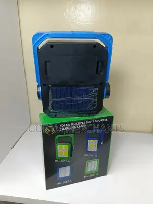 Portable Solar Work Light With 4 Lighting Modes and a Side Torch