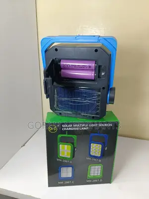 Portable Solar Work Light With 4 Lighting Modes and a Side Torch