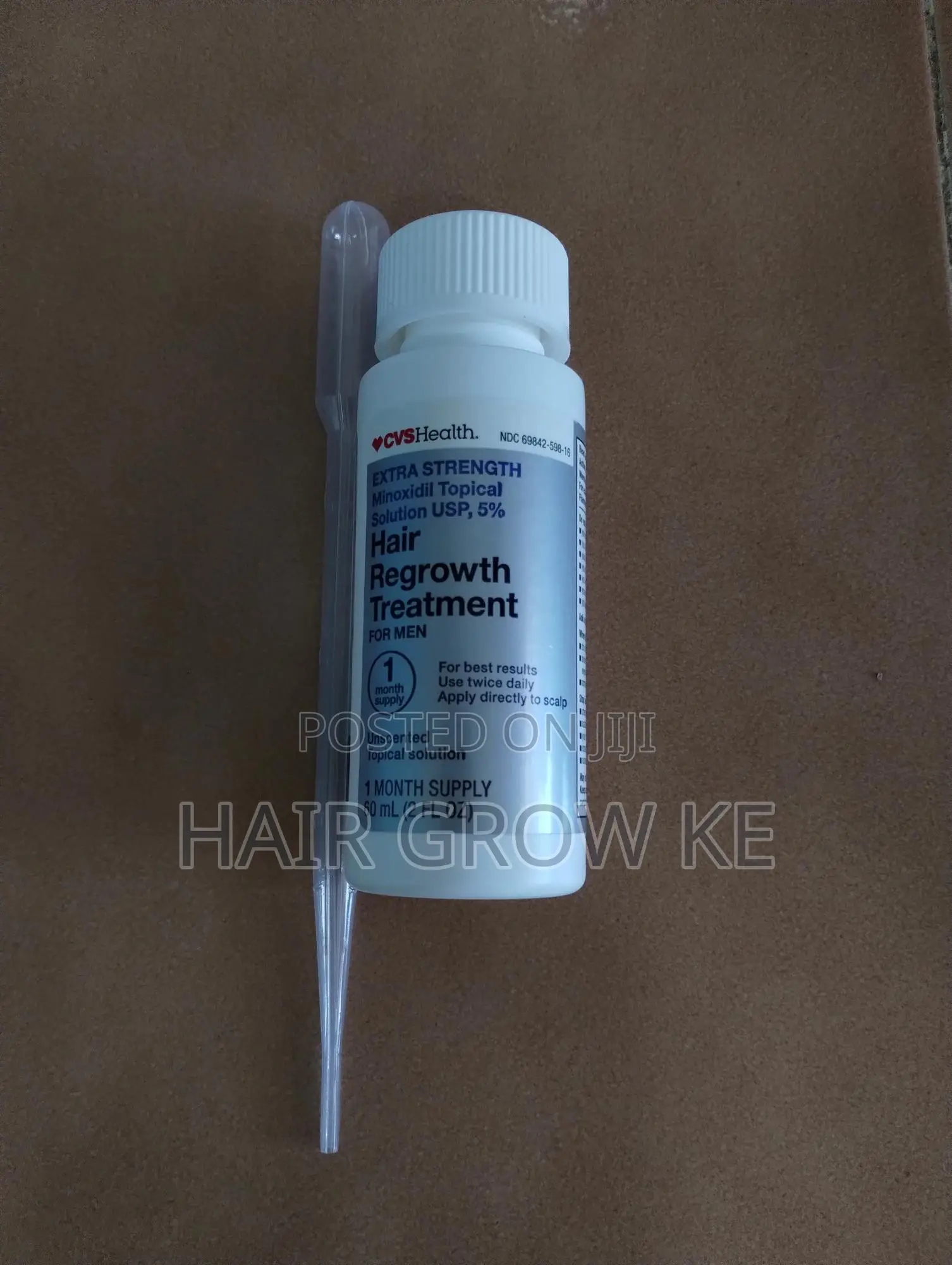 CVS Minoxidil 5% Solution Hair Loss/Growth 1 Month Supply