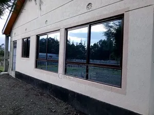 Aluminium Sliding Windows (Brown