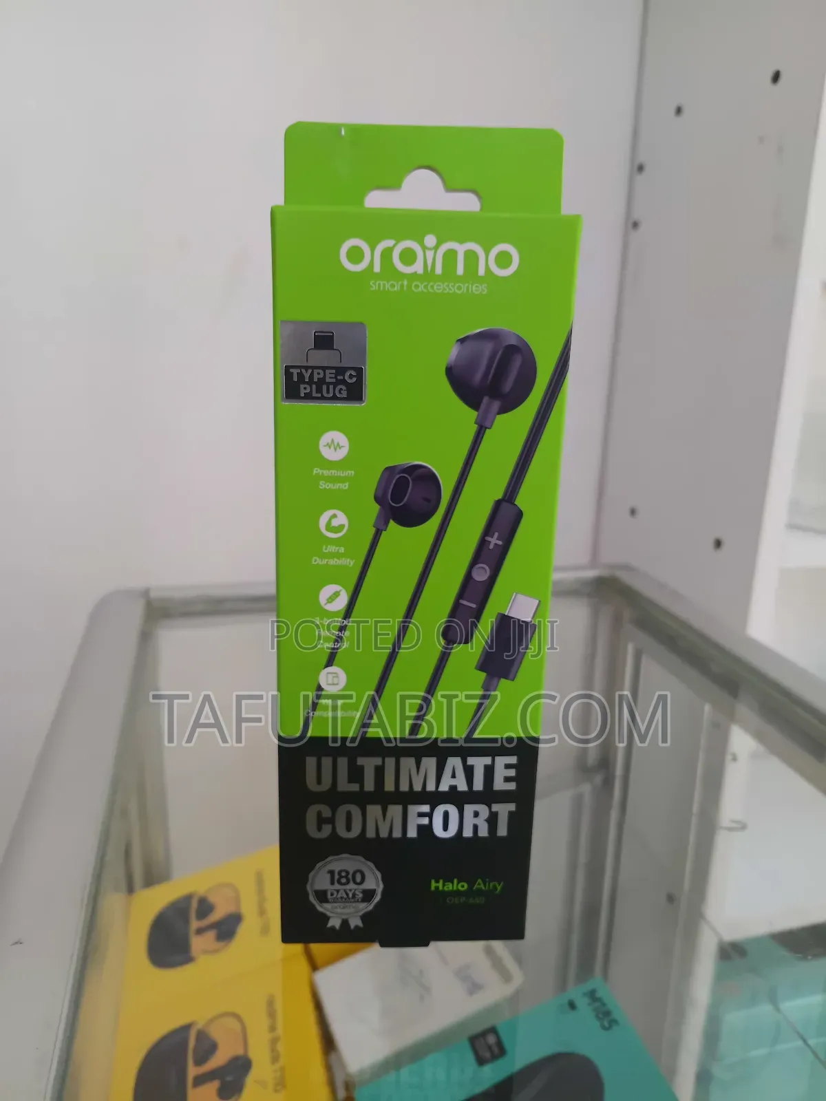 Oraimo Ultimate Comfort Type-C Plug Earphone Halo Airy Oep-650