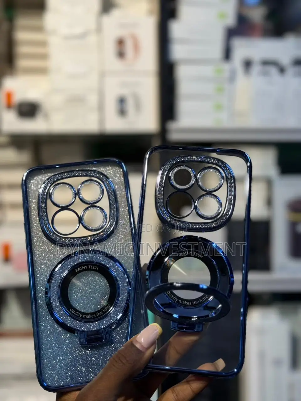 Redmi Note 15 Pro+ (Plus) Fancy Case/Cover With Magnetic Ring Stand