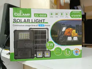 Portable Solar Light Works 5-6 Hours Continuously.