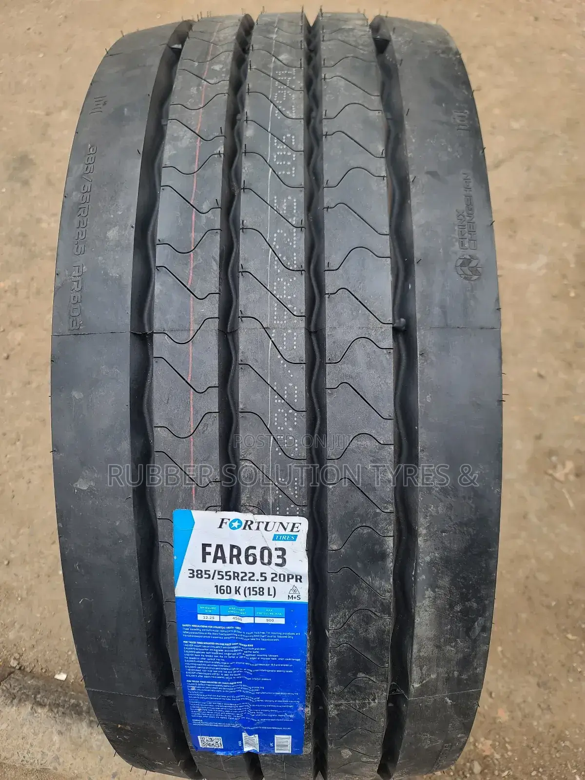 385 /55 R22.5 Fortune Tyres 20pr Far-603