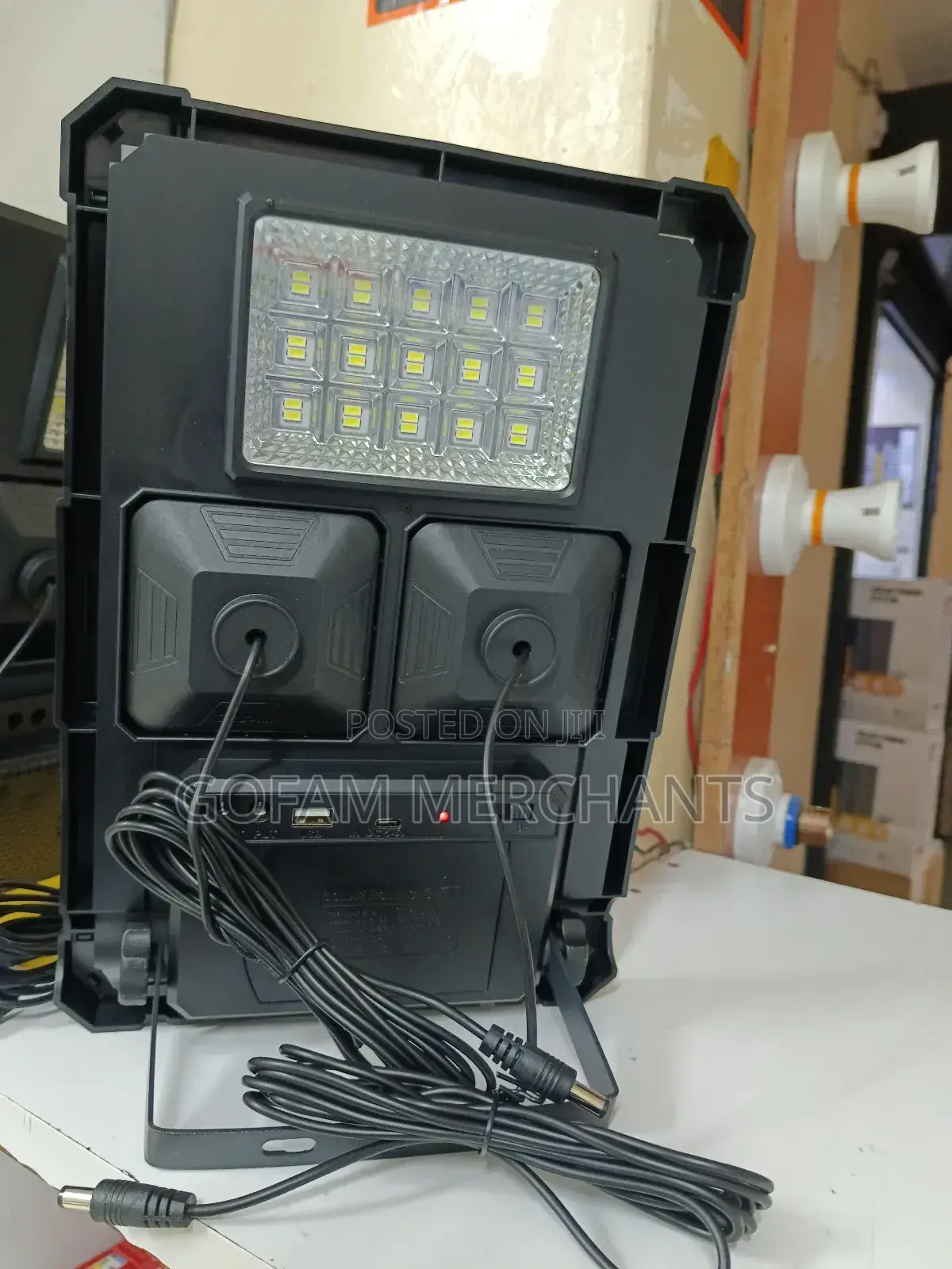 Portable Solar Light Works 5-6 Hours Continuously.