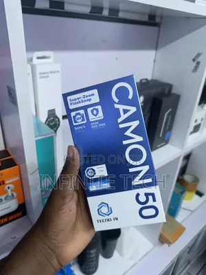 New Tecno Camon 50 256 GB Black