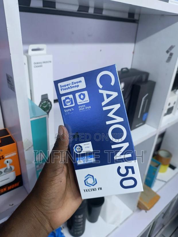 New Tecno Camon 50 256 GB Black - thumbnail 2