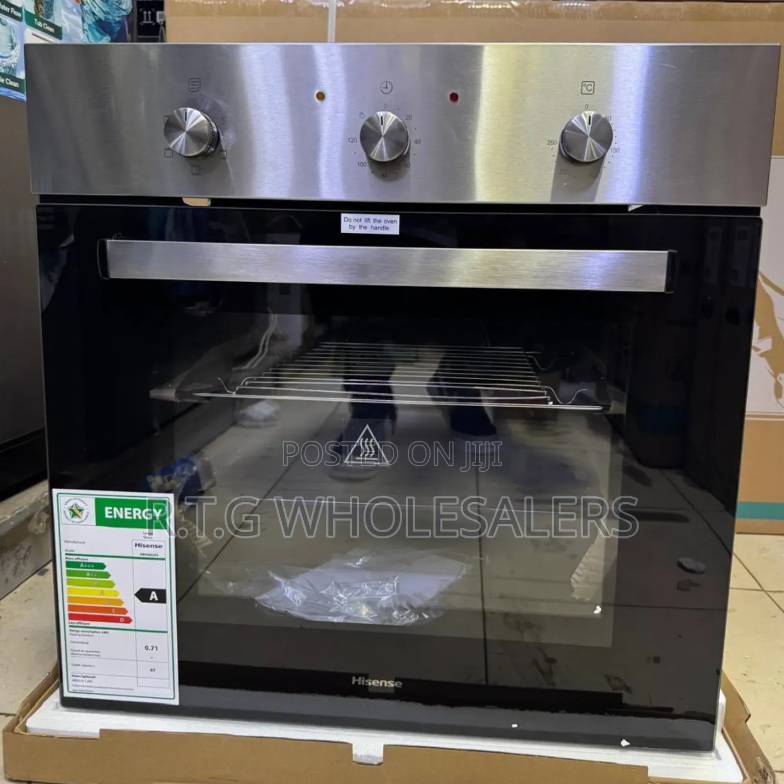 Hisense 60cm Inbuilt Oven Hb060201 Black Finish