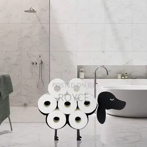 Creative Toilet Paper Holder-Metallic Finish