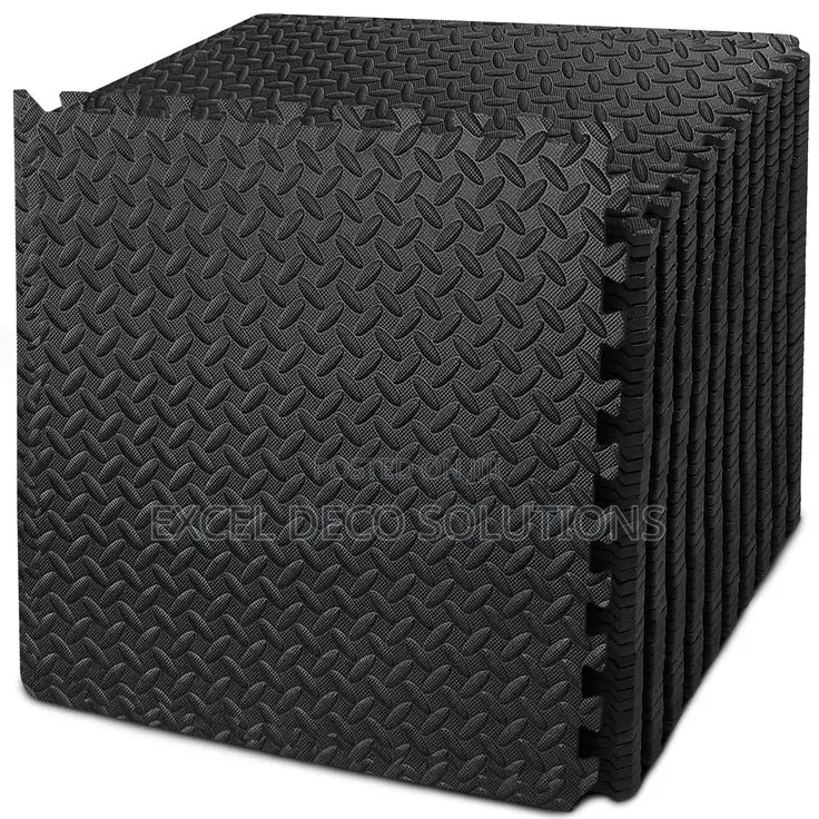 Gym Eva Interlocking Mats for Fitness, Workout and Floor Safety
