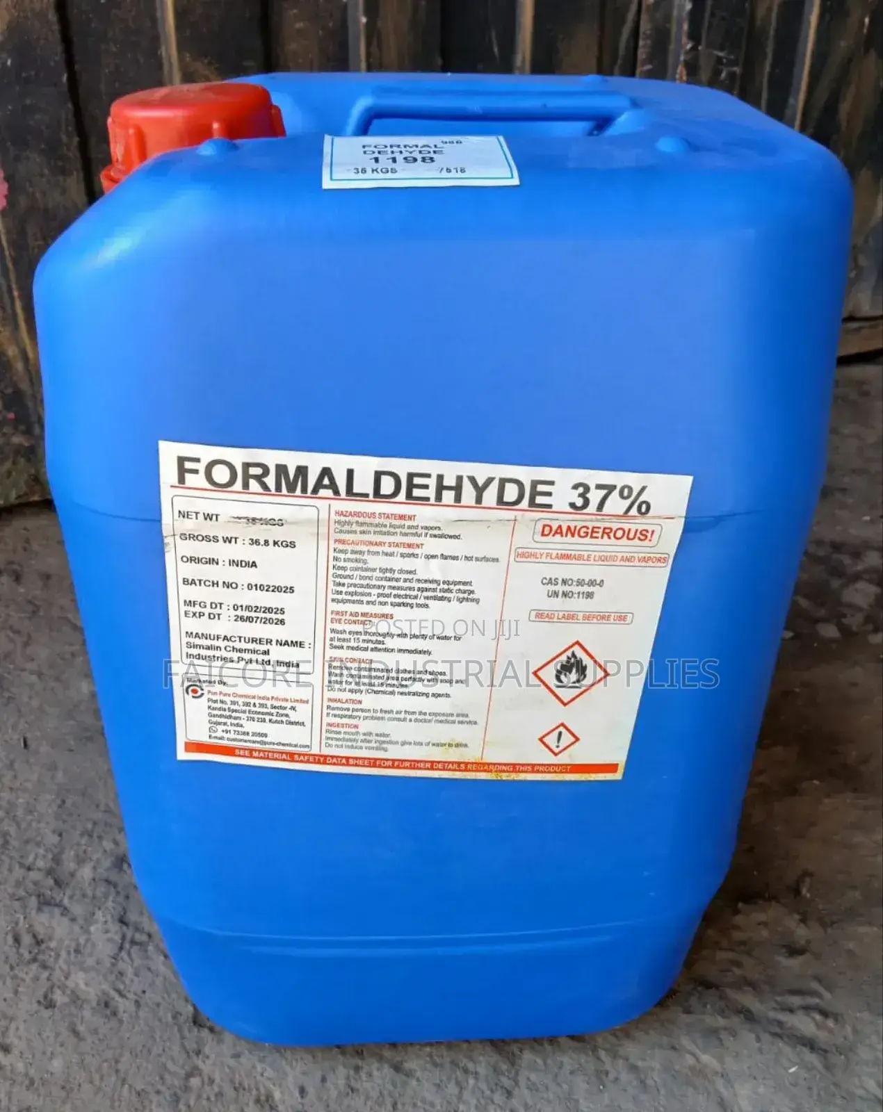 Formaldehyde (Formalin)