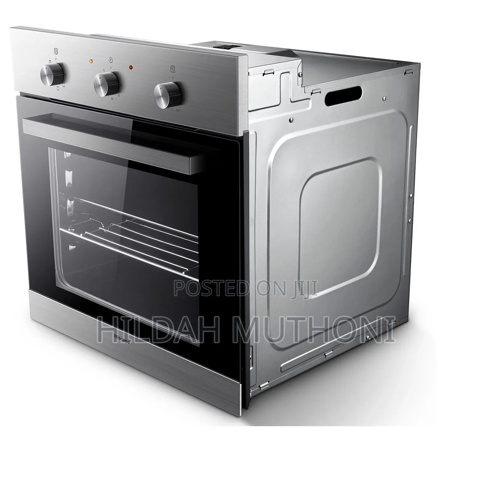 60cm Silver Hisense Inbuilt Oven With Fan