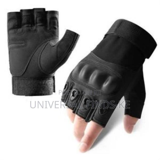 Tactical Black Gym Gloves/ Riding / Work Glove / Workout - thumbnail 2