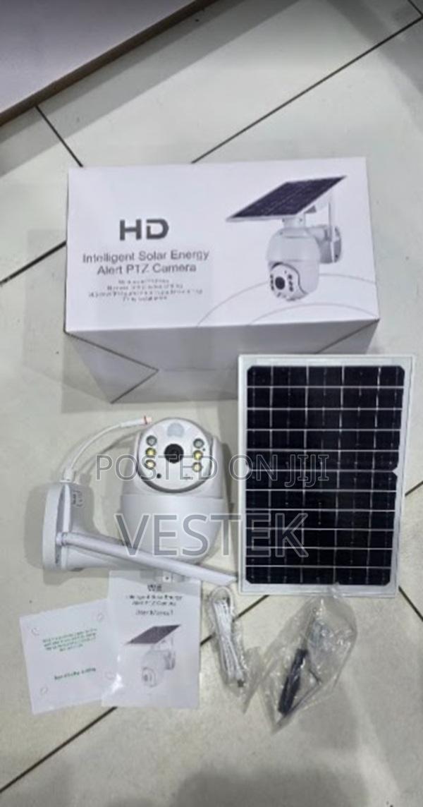 Solar Camera Powered PTZ 360° CCTV Wifi Enabled