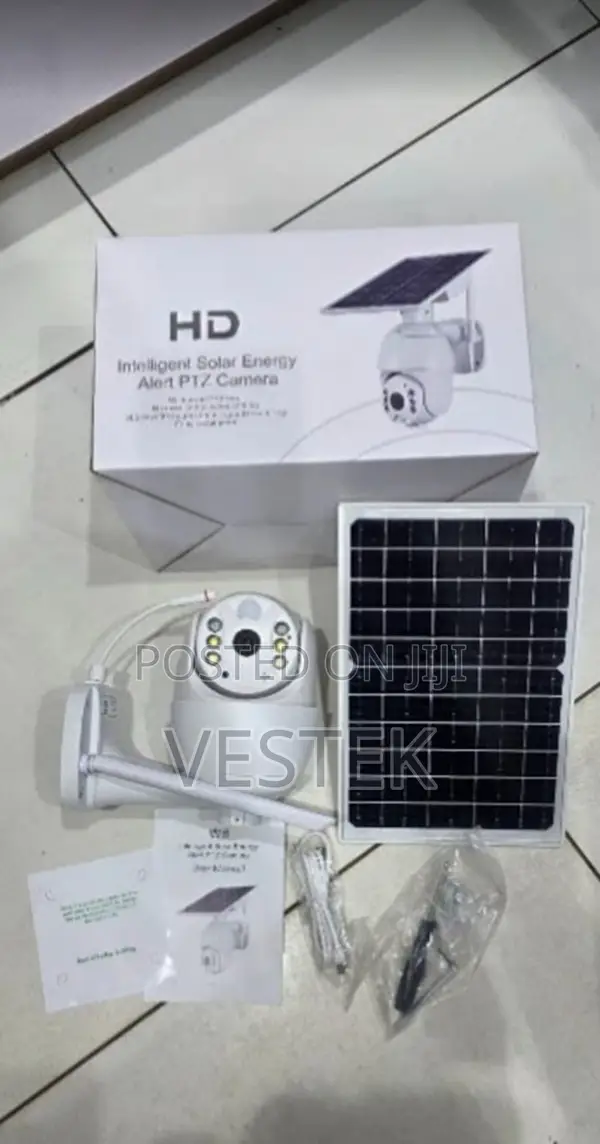 Solar Camera Powered PTZ 360° CCTV Wifi Enabled