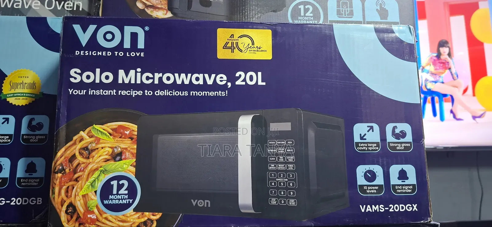 Von Vams-20dgx Microwave Oven Solo – 20l