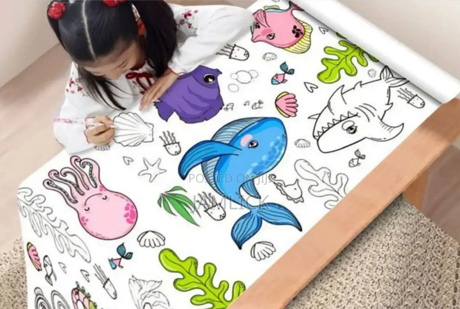 10m Children's Drawing Roll Coloring Paper – Hm