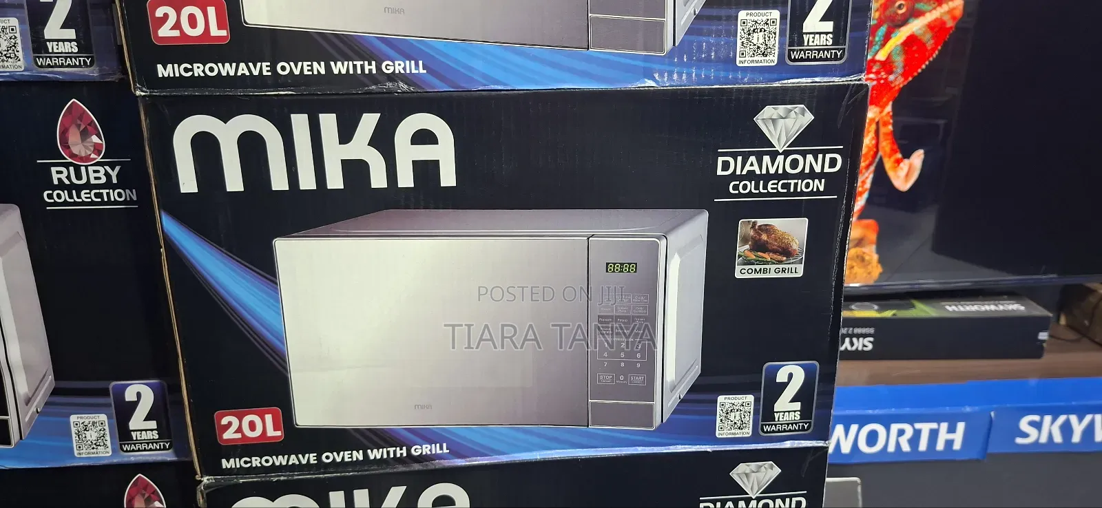 Mika Microwave Oven, 20l, Digital, With Grill