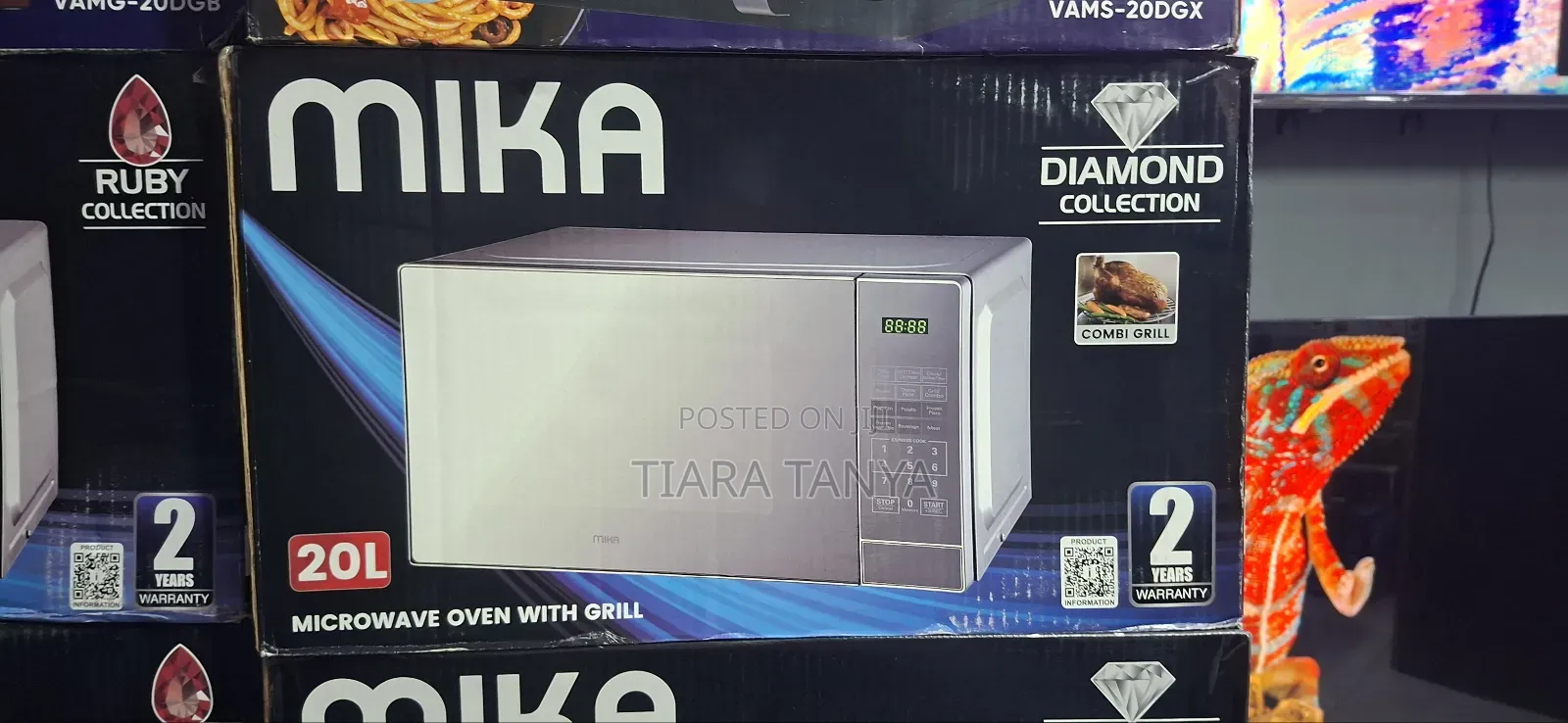 Mika Microwave Oven, 20l, Digital, With Grill