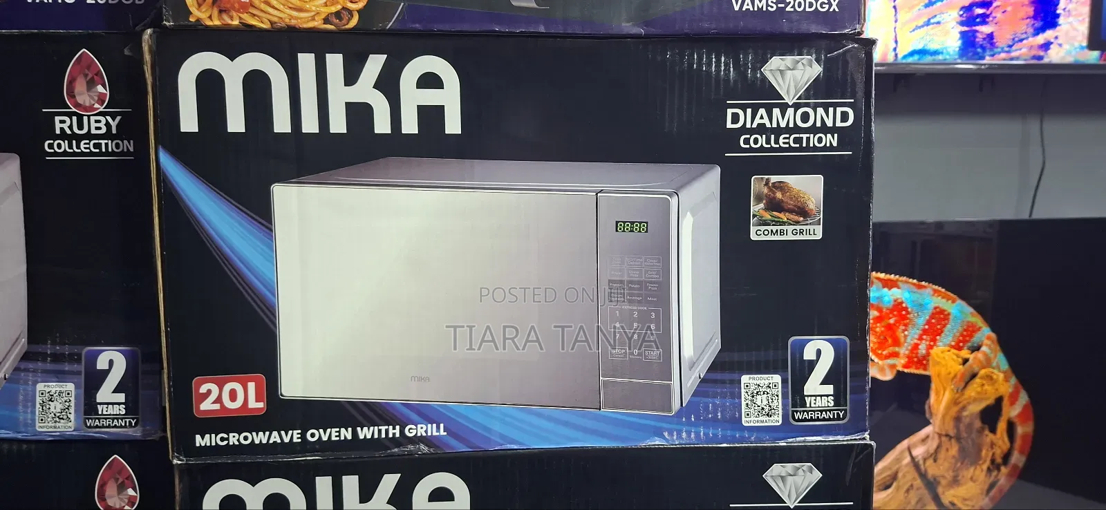 Mika Microwave Oven, 20l, Digital, With Grill
