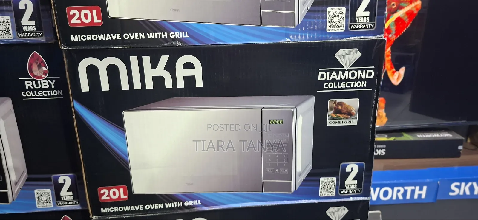 Mika Microwave Oven, 20l, Digital, With Grill