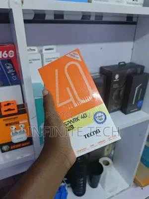 New Tecno Spark 40 Pro 128 GB Black