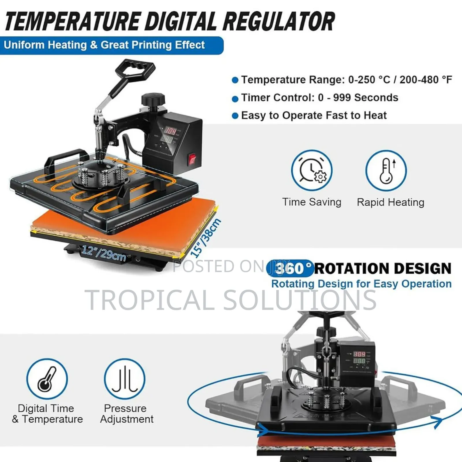 Combo Heatpress Machine 8 in 1 Available