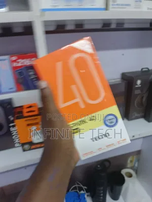 New Tecno Spark 40 Pro 128 GB Black