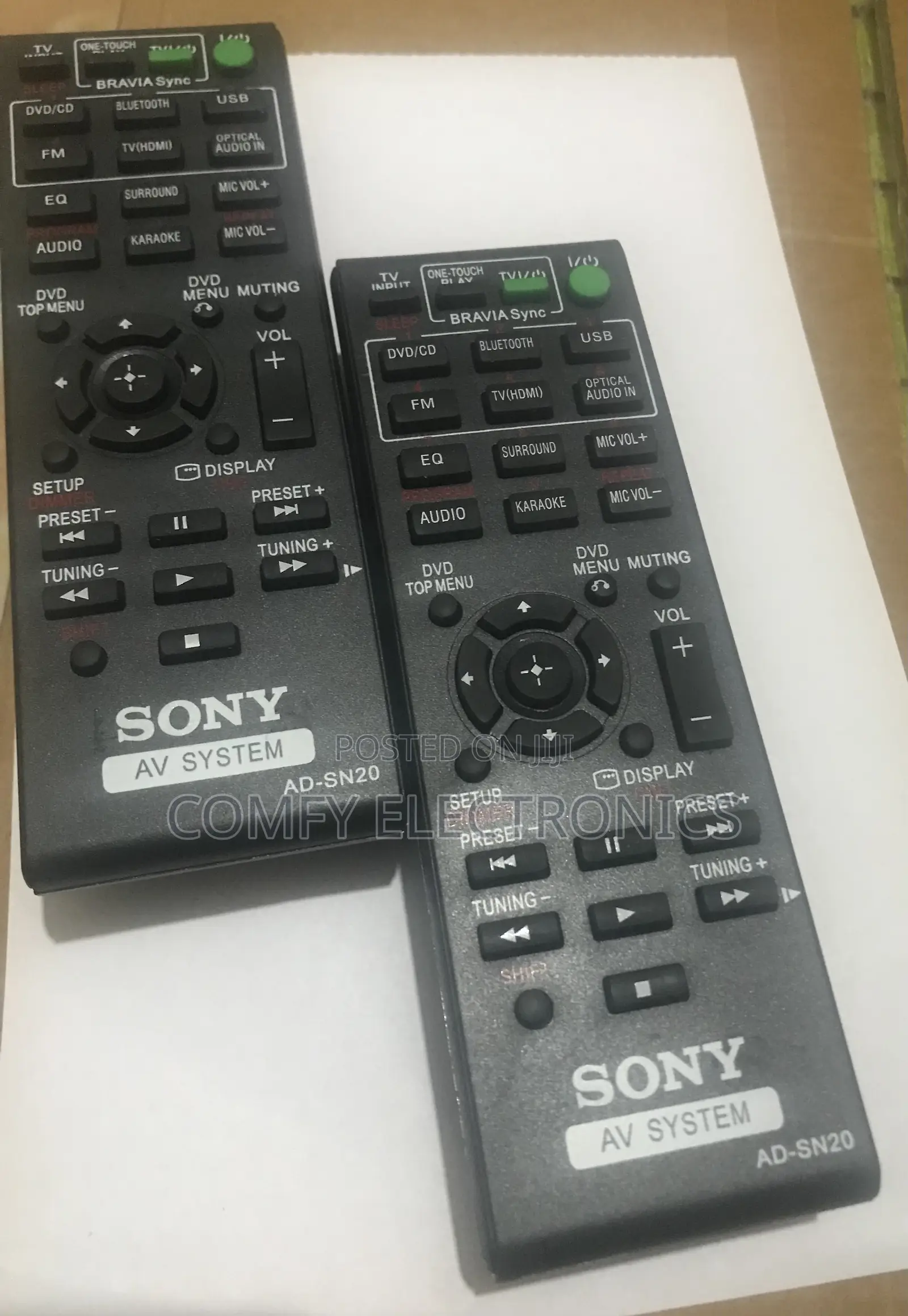 Sony Home Theatre Remote Control