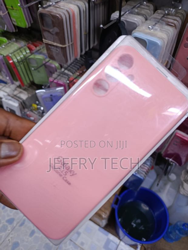 Poon Samsung Galaxy A15 Microfiber Lining Liquid Silicone Case - thumbnail 3