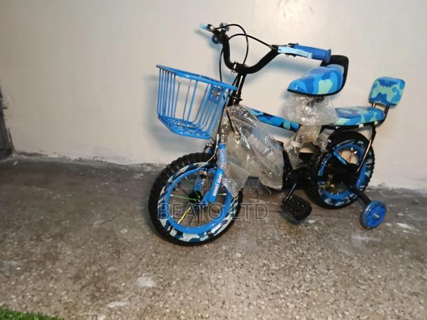 Bike Blue Marble Print Bicycle Size 12 - thumbnail 2