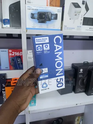 New Tecno Camon 50 256 GB Black