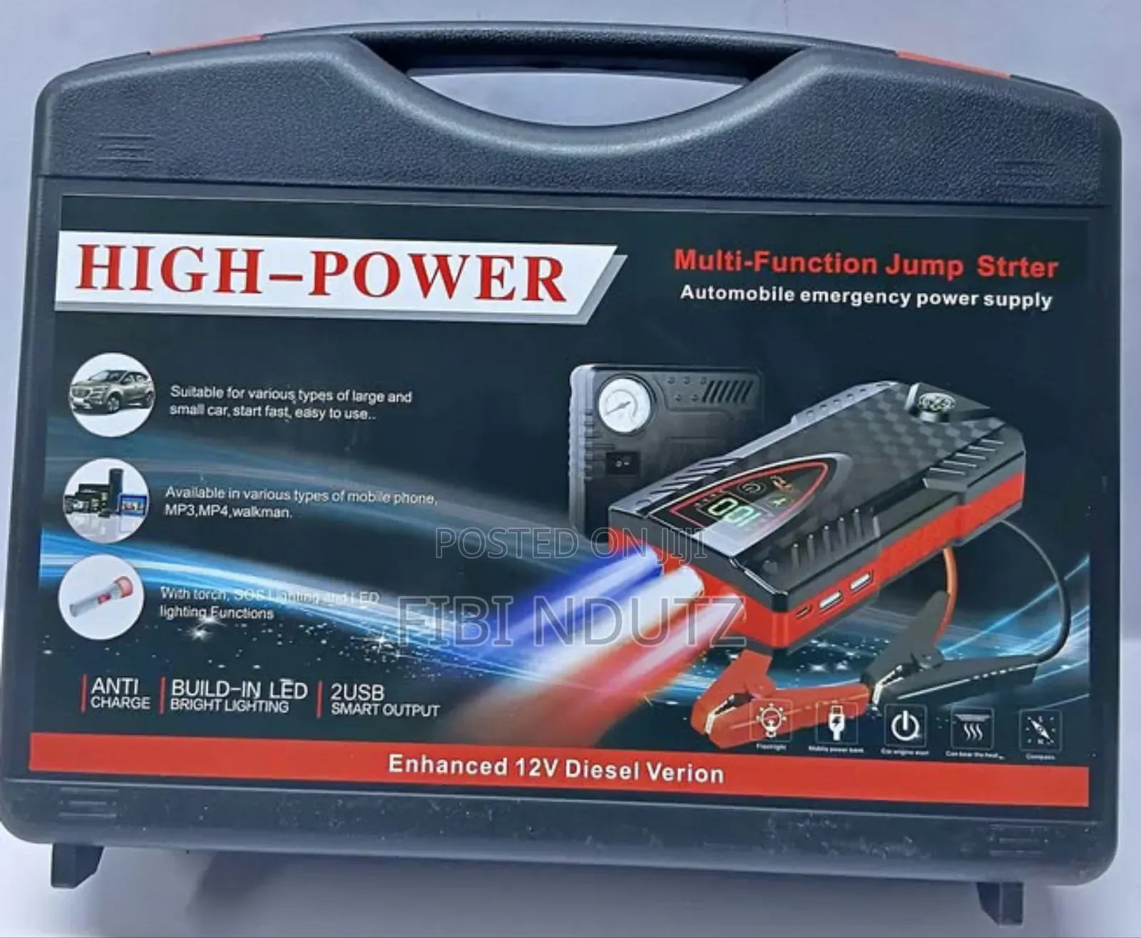 High Quality Jump Starter With Pressure Pump