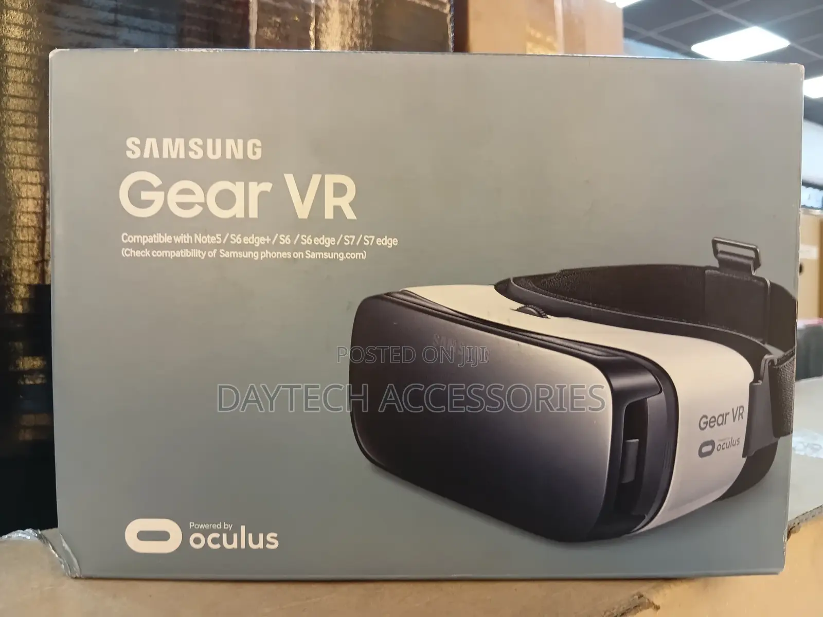 This Is a Samsung Gear Vr Virtual Reality Headset.