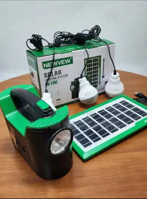 Portable Newview High Quality Solar Kit With 3 Bulbs