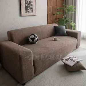 Brown Stretchable Sofa Covers