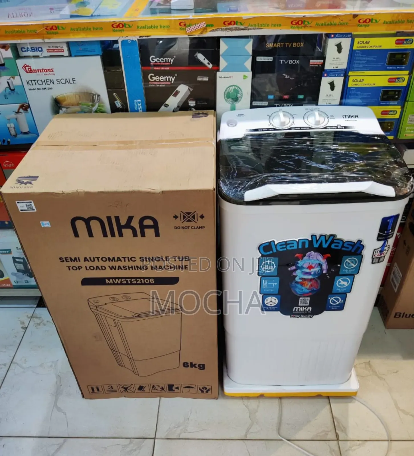 Mika 6kg Top Load Washing Machine