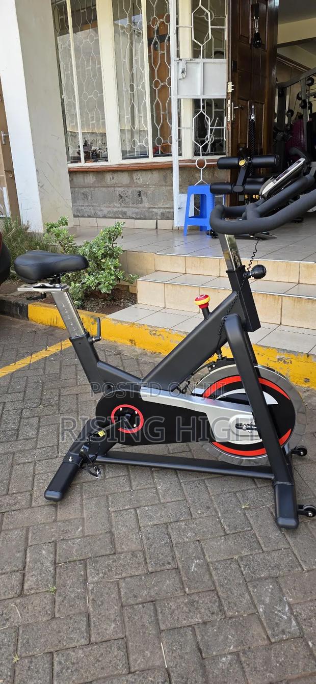 Exercise Spinning Bike Adjustable Resistance Home Fitness