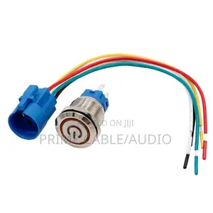19mm Led Smile Switch Button (Multi-Colour)
