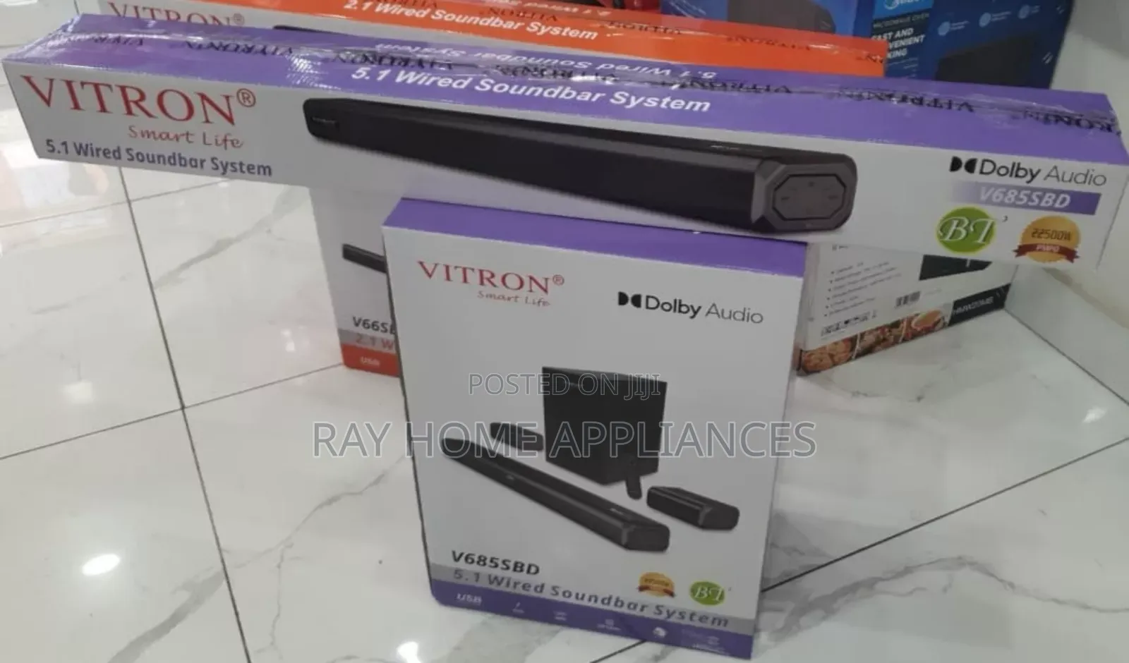 Vitron Soundbar 5.1 V685sbd 22500w Dolby Audio Deep Bass
