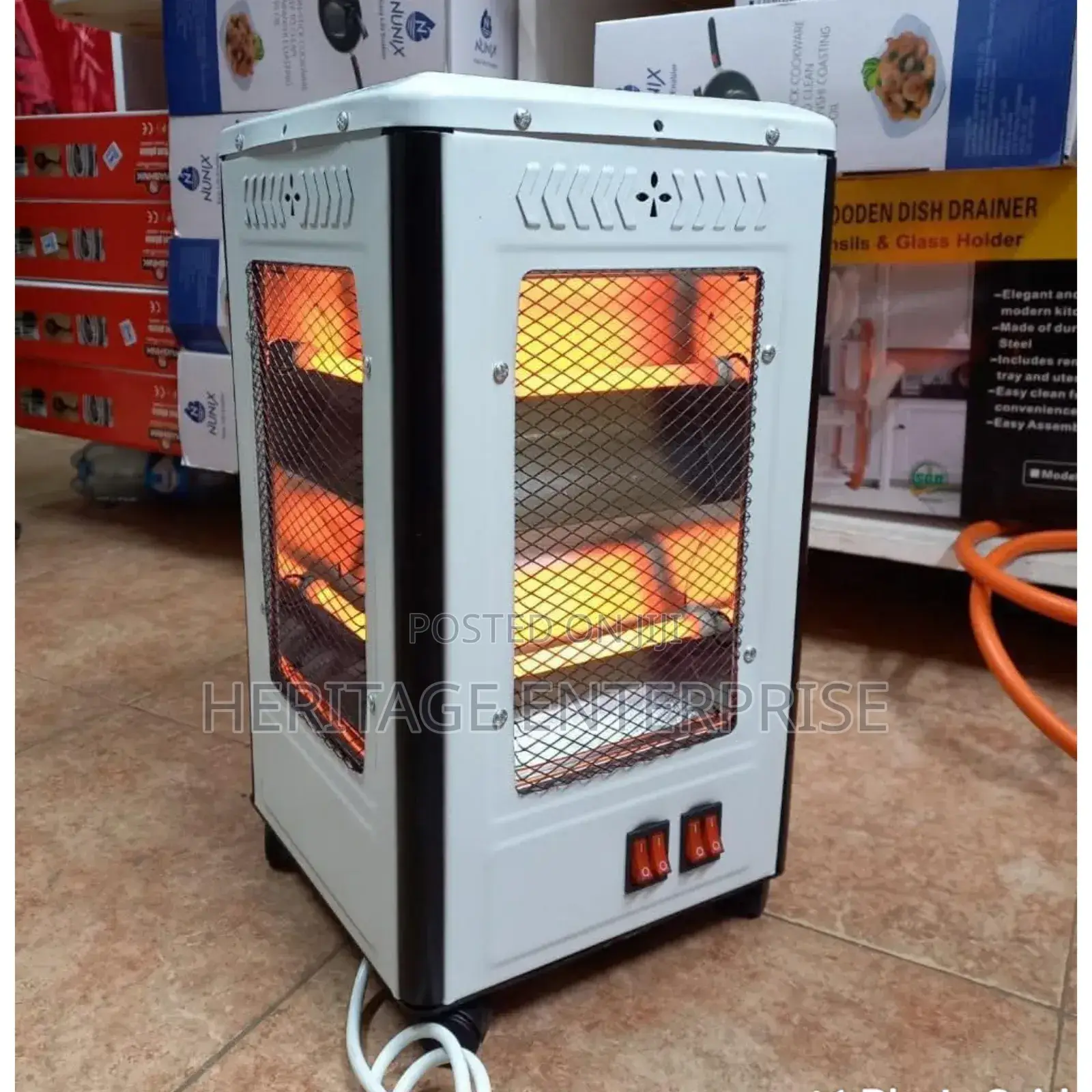 Room Heater, Quartz 5 Sided Room Heater