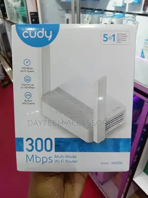 Cudy Wr300 N300 Wi-Fi Multi-Mode Router With Fast Ethernet Single-Band
