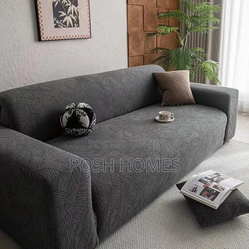 Grey Stretchable Sofa Covers