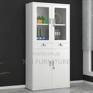Office Cabinet : Lockable 2-Door Office Vertical Storage Cabinet