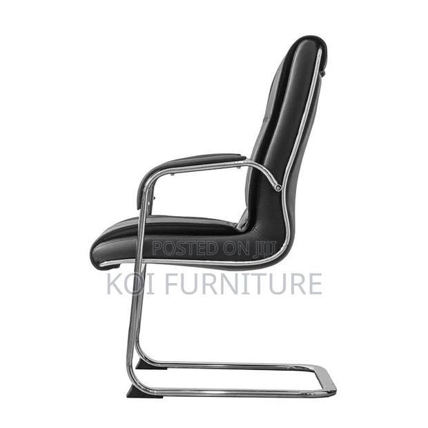 Office Chair : Executive Black Visitor Office Seat - thumbnail 2